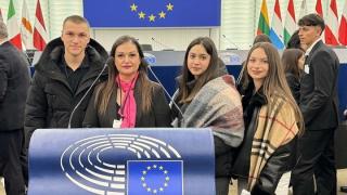 Μαθητές από τους Μεταξάδες στο Ευρωπαϊκό Κοινοβούλιο