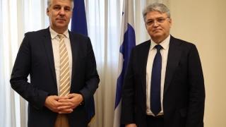 Ο Πρόεδρος της "Νίκης", με τον Περιφερειάρχη ΑΜΘ