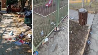 Καταστροφές πάλι σε παιδικές χαρές του Δήμου Αλεξανδρούπολης - Σκουπίδια στις Φέρες