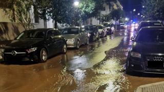 Θραύση αγωγού νερού στο κέντρο της Αλεξανδρούπολης