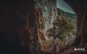 In the cave of Agioi Theodoroi church