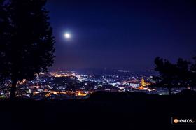 As the moon enlights Didymoteicho city