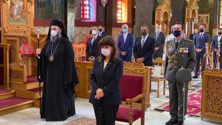 Στην Αλεξανδρούπολη η Πρόεδρος της Δημοκρατίας Κατερίνα Σακελαροπούλου (pic & video)