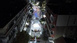Εντυπωσιακή μεταφορά τεράστιας ηλεκτρογεννήτριας μέσα από την Αλεξανδρούπολη (video & photo)