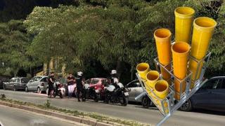 Από μεγάλο εκτοξευτήρα τα δύο βεγγαλικά που αναστάτωσαν την Αλεξανδρούπολη