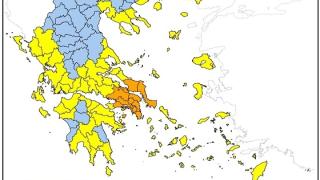 Σε υψηλή κατηγορία κινδύνου πυρκαγιάς και σήμερα Τρίτη η περιοχή μας