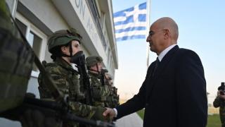 Στον Έβρο ο ΥΕΘΑ Νίκος Δένδιας για την ΤΑΜΣ της XII Μηχανοκίνητης Μεραρχίας Πεζικού με πραγματικά πυρά