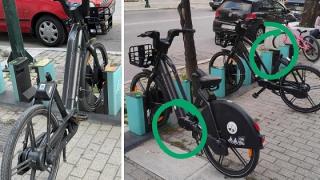 Συνεχείς καταστροφές των κοινόχρηστων ποδηλάτων στην Αλεξανδρούπολη
