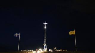 Αντιδράσεις στην Τουρκία για τον μεγάλο φωτεινό Σταυρό που τοποθετήθηκε στην Νέα Βύσσα και είναι ορατός στην Αδριανούπολη
