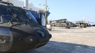 Αλεξανδρούπολη: Έτοιμα για απογείωση τα αμερικάνικα ελικόπτερα (φώτο)