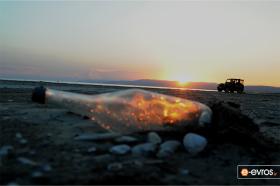 At the Apalos' beach