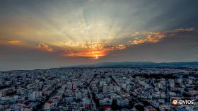 Flying above the beautiful city of Alexandroupolis