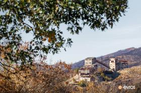 The abandoned ore processing plant in Kirki