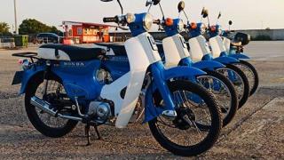 4 θρυλικά Honda C50 "αναστήθηκαν" από Αλεξανδρουπολίτες