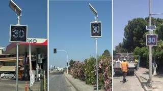 Ηλεκτρονικές πινακίδες με τα όρια ταχύτητας οχημάτων στην Αλεξανδρούπολη