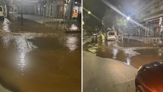 Έσπασε κεντρικός αγωγός νερού στην Αλεξανδρούπολη