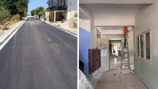 Αποκατάσταση βόρειας εξόδου Καμαριώτισσας - Ανακαίνιση του Δημοτικού Σχολείου