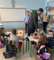 ΟΝΝΕΔ: Πρώτος σταθμός για «το σχολείο που θες» το δημοτικό σχολείο Κυπρίνου(φωτο)