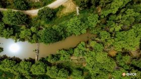 Green landscape in Loutra