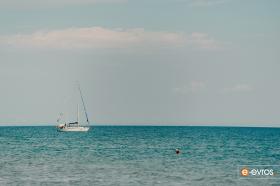 Greece is beautiful in the summer.