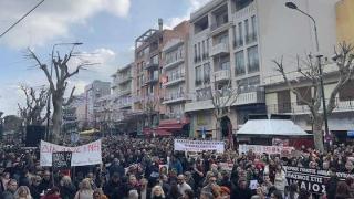 Νέα συγκέντρωση και πορεία για τα Τέμπη στην Αλεξανδρούπολη (video)