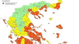 Αλεξανδρούπολη & Σουφλί στο "κόκκινο" στον νέο χάρτη εκτίμησης κινδύνου για τις δασικές πυρκαγιές 