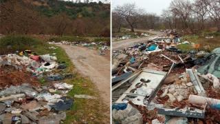 Καλά "συντηρείται" το πολλών χιλιομέτρων "μονοπάτι" σκουπιδιών σε περιοχή της Αλεξανδρούπολης!