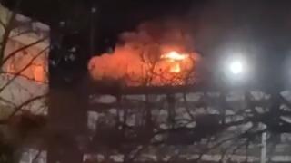 Αναστάτωση στην Ορεστιάδα: Μεγάλη φωτιά σε στέγη σπιτιού (video)