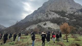 130 δενδρύλλια φύτεψαν στον Άβαντα μαθητές από Αλεξανδρούπολη, Θεσσαλονίκη & Κωνσταντινούπολη