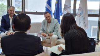 Τεχνογνωσία σε συστήματα άρδευσης στο επίκεντρο της συνάντησης Δημάρχου και Κινέζου Πρέσβη