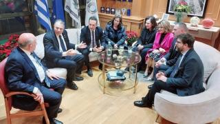 Ο Δήμαρχος Αλεξανδρούπολης υποδέχθηκε το διοικητικό συμβούλιο της Παγκόσμιας Διακοινοβουλευτικής Ένωσης Ελληνισμού