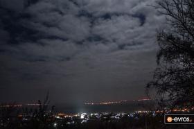 The majestic view of Soufli city by... nigh