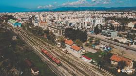 The historic French Railway Station of Alexandroupoli