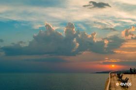 Great sunset from the bend "Egnatia"