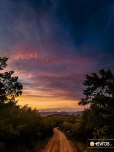A pandemonium of colors just above the village of Maistro, in Alexandroupolis