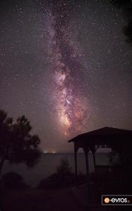 Milky way at Dikella beach.