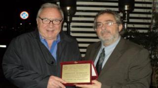 Βράβευση του Σωκράτη Κόκκαλη στην Αλεξανδρούπολη.