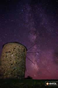 The windmills of Melia where we met all the stars!