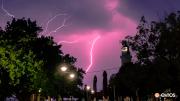 "Lightning" covered "the city of Alexandroupolis".