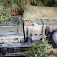 "Τούμπαρε" στρατιωτικό όχημα στην Λευκίμη