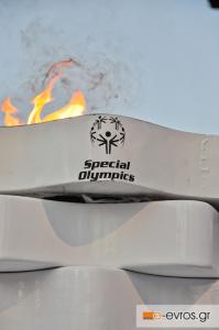 H φλόγα των Special Olympics, άναψε στην Αλεξανδρούπολη.