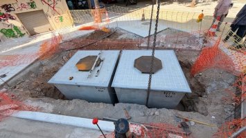 Ξεκίνησαν να τοποθετούνται στην Αλεξανδρούπολη οι νέοι υπόγειοι κάδοι (video)