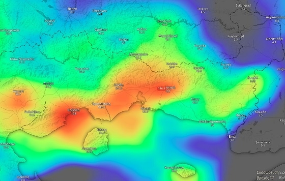 Αναμένεται επιδείνωση του καιρού και ακραία φαινόμενα με ισχυρές βροχοπτώσεις και καταγίδες.
