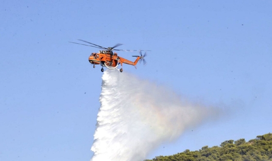 Προσγειώνεται τελικά στην Αλεξανδρούπολη το Πυροσβεστικό Ελικόπτερο 