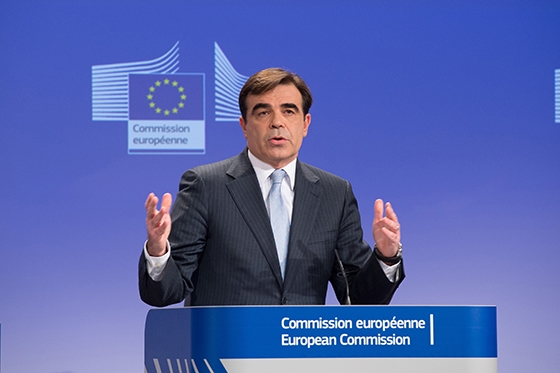 Ο Αντιπρόεδρος της Ευρωπαϊκής Επιτροπής κ. Μαργαρίτης Σχοινάς