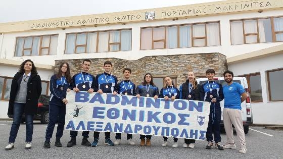 Badminton: Χάλκινο Μετάλλιο στο Πανελλήνιο Ομαδικό Εφήβων για τον Εθνικό
