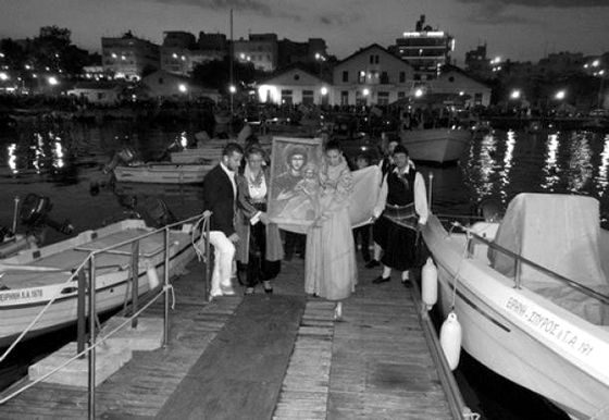Άφιξη της εικόνας της Παναγίας της Τριφώτισσας από την Αίνο στο λιμάνι της Αλεξανδρούπολης