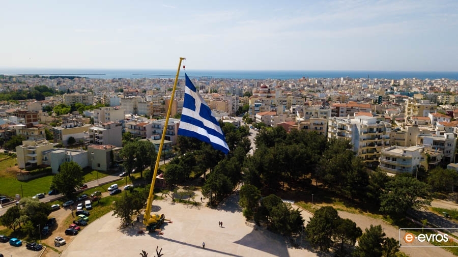 Η μεγαλύτερη σημαία της Ελλάδας θα υψωθεί στην Αλεξανδρούπολη!
