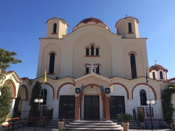 Ο Ιερός Ναός Αγίου Βασιλείου.