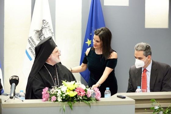 Υπογραφή Μνημονίου και Τελετή Αναγόρευσης Αρχιεπισκόπου Αμερικής στο Δ.Π.Θ..